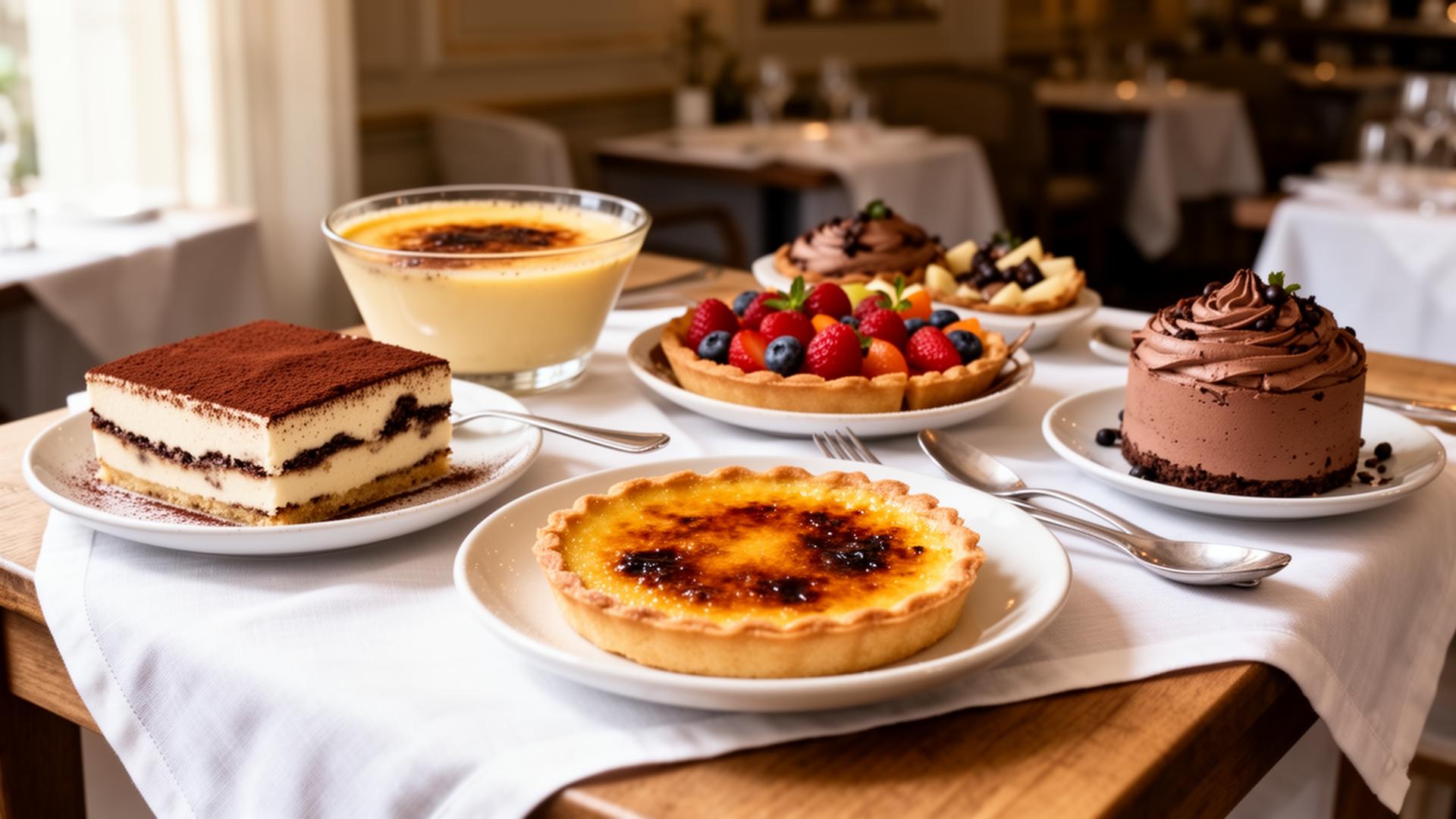 Buffet de desserts maison