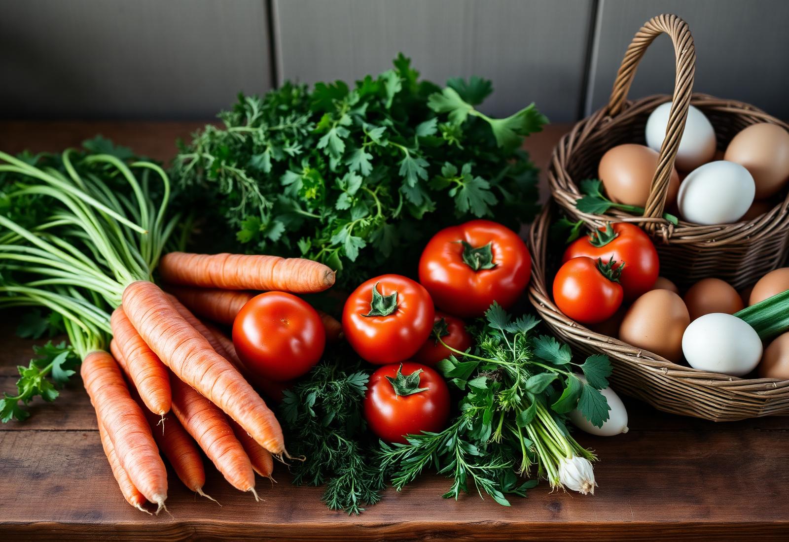 Produits frais des marchés de Lorraine